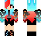 ice and fire bunny girl