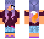 my aj would be in minecraft like this fox girl
