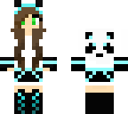 panda girl blue 2