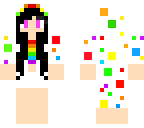 rainbow cake girl
