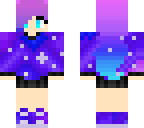 space and galaxy girl