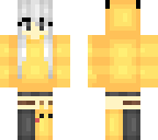 white-silver hair girl pikachu