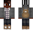 black boy with a backpack