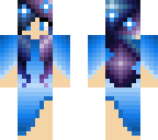 blue galaxy girl
