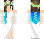 blue haired bride