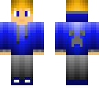 blue hoodie boy