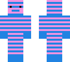 blue in pink