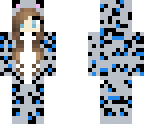 blue leopard girl