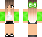 cute green girl