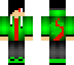 demon green jaket boy
