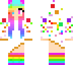 dressed cake girl