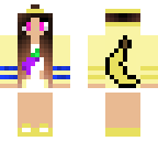 grape banana girl