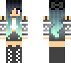gray and blue hair edit