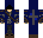 guy with blue cloak