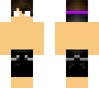 herobrine swimming boy