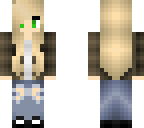 homeless girl skin - removed beanie