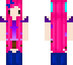 long pink hair