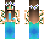 magical blue girl
