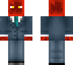 redstone man in a suit