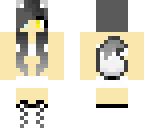 arctic wolf in swim suit
