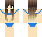 blue bikini