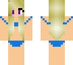 blushing blue bikini