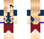 casual girl with skirt