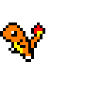charmander pixel art