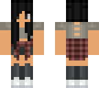 cute flannel girl
