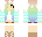 cute rainbow girl