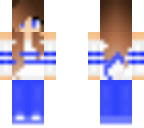 dark blue bunny girl