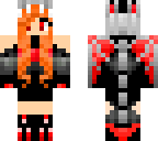 dark flame dragon girl