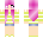 girl with pink hair
