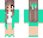 mint green girl edit