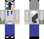 my casual skin with a hat