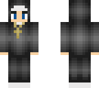 nun dark blue eyes