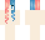pink and blue hair base