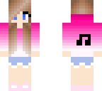 pink ombre hoodie girl