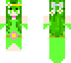princess of nature and spring flora