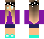 public purple girl black bandana