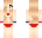 red bikini girl