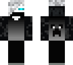 black and white
