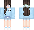 blue girl