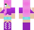 cute pink hair tennager