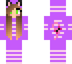 cute purple cat pjs