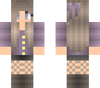 cute purple girl
