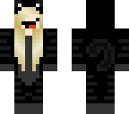 derpy black cat girl