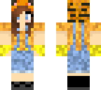 fall tiger girl