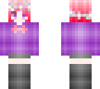 pink haired girl