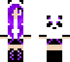 purple panda girl
